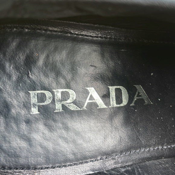 Prada Levitate Leather Wing-Tip Sneaker - Picture 14 of 16